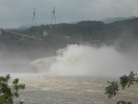 At Sardar Sarovar Dam